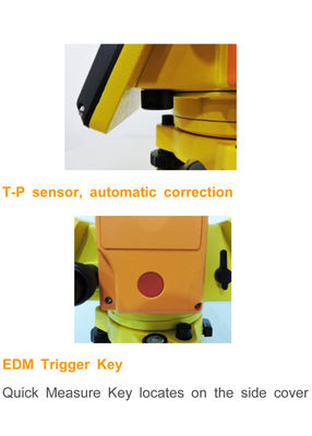 GTS 340 5&quot; Prismless 600m Total Station Survey Instrument