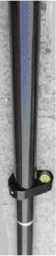 5/8" Screw Adapter 3m GPS Carbon Fiber Pole